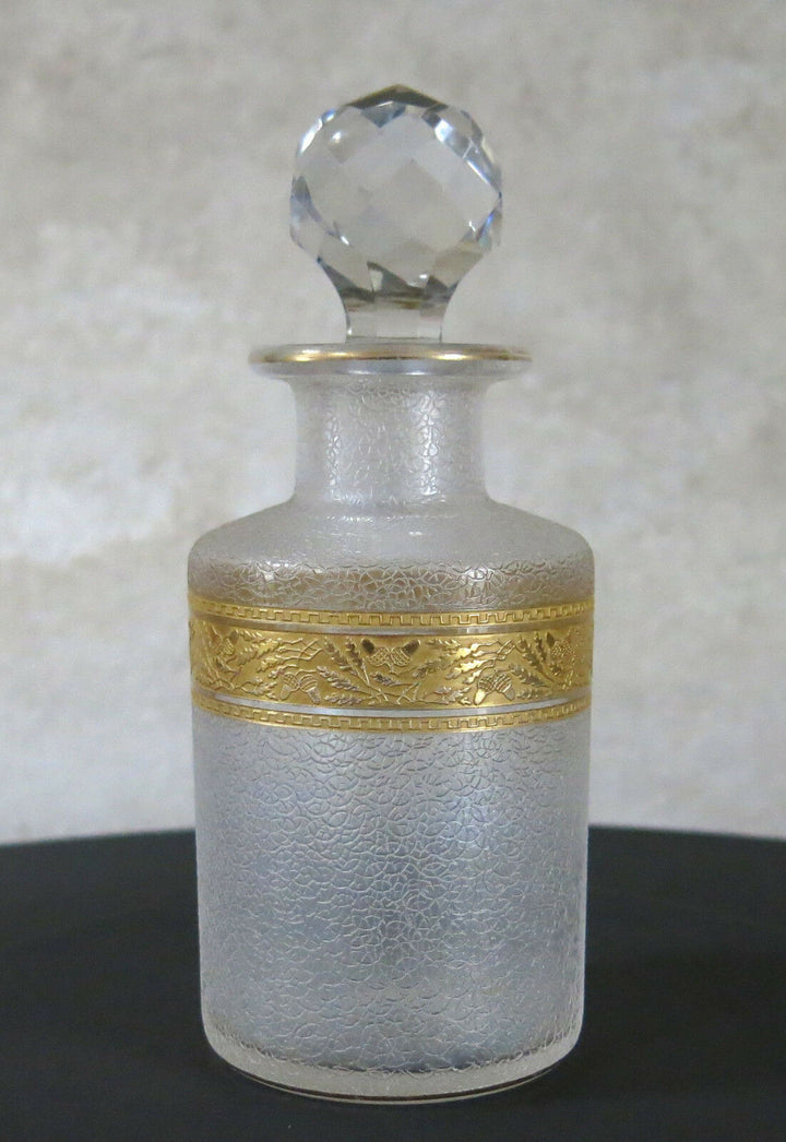 FLACON BACCARAT SAINT LOUIS, 2 très beaux flacons anciens, cristal, ART DÉCO .