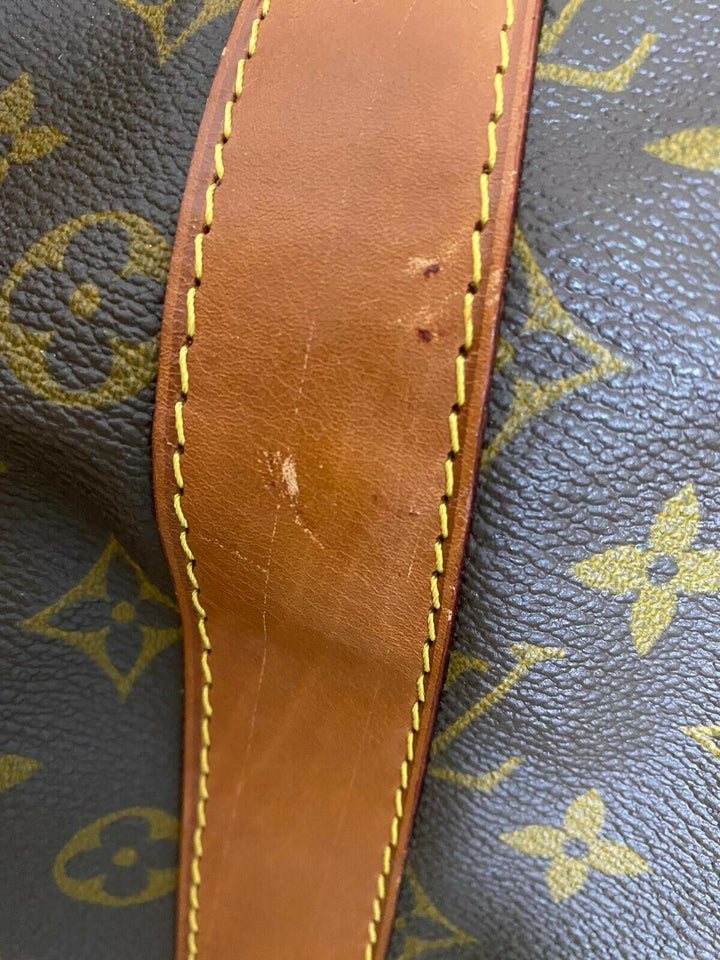 AUTH LOUIS VUITTON MONGRAM Vintage CANVAS SAC POLOCHON DUFFLE BAG