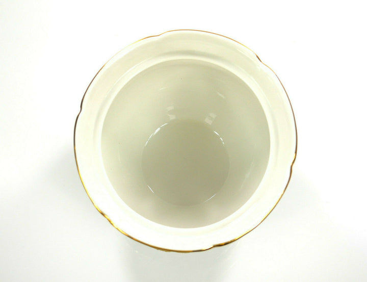 seltene, große Keksdose - MEISSEN - B-Form - kobaltblau - Ø ca. 17cm H: ca. 18cm