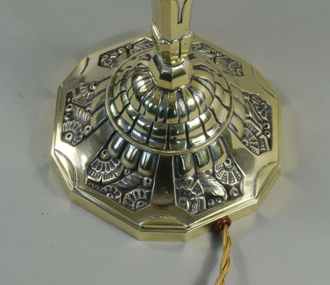 ムーソン　 大きなアールデコランプ　フランス製　アノー