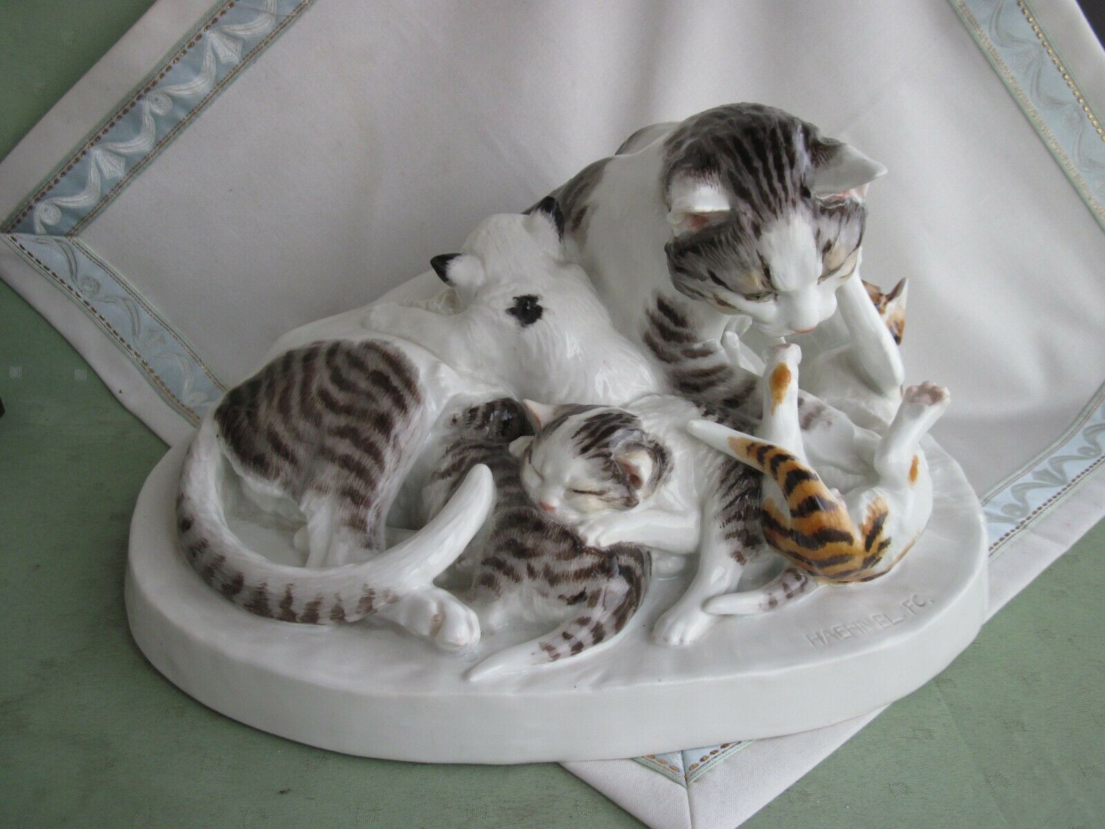 MEISSEN マイセン 招き猫 定価¥143000 - 置物