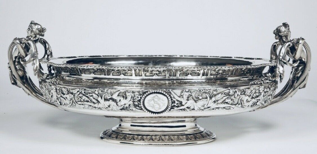 369 oz XXL CENTERPIECE ODIOT FRENCH STERLING SILVER 1862 LONDON EXHIBITION UNIQU
