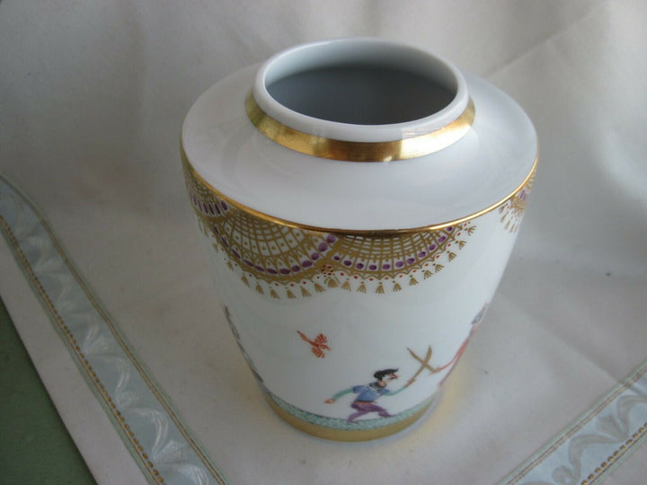 Schöne Meissen Vase in Dekor 1001 Nacht