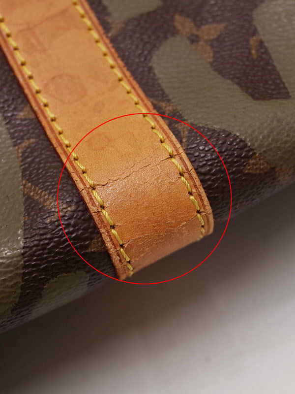 AUTH LOUIS VUITTON KEEPALL 50 TRAVEL HAND BAG MONOGRAM GRAFFITI M92196