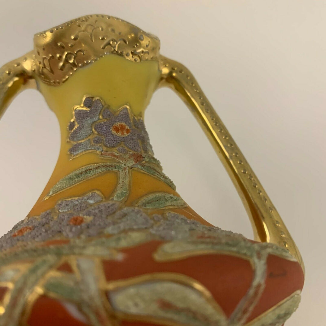 オールドノリタケ　コラレン　花瓶　1909年