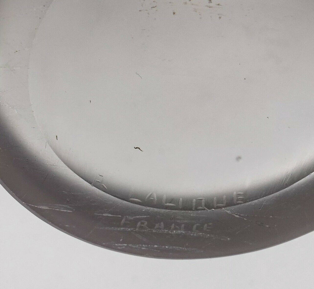 Vase Pierrefonds Verre Blanc René Lalique R.Lalique Acid Satin Finish 1 Version