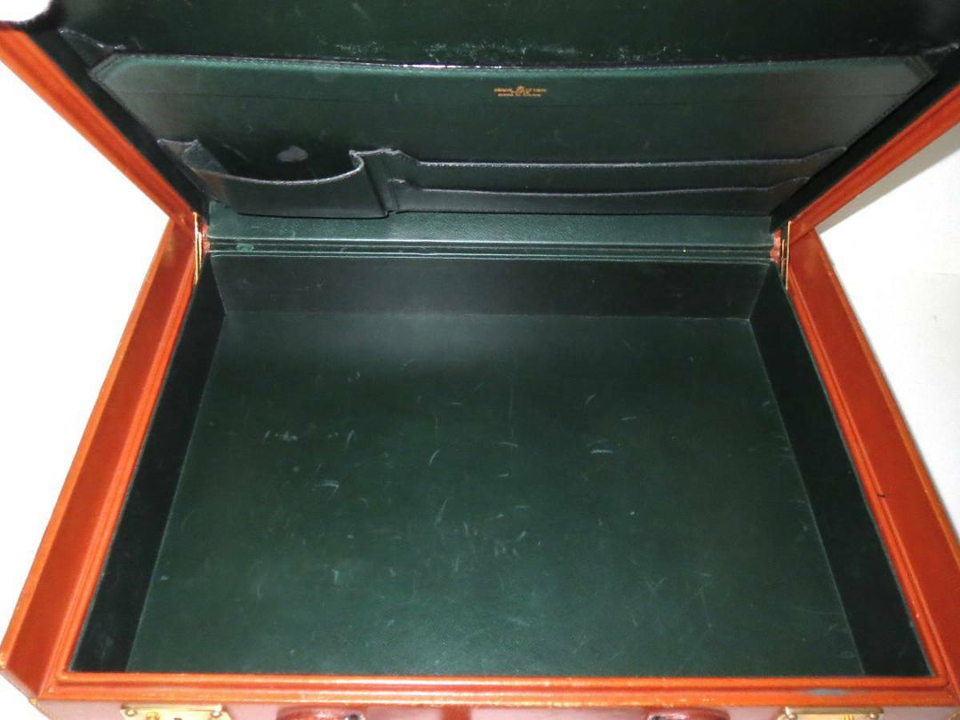 AUTH LOUIS VUITTON Caramel Nomade BRIEFCASE ATTACHE TRUNK BAG