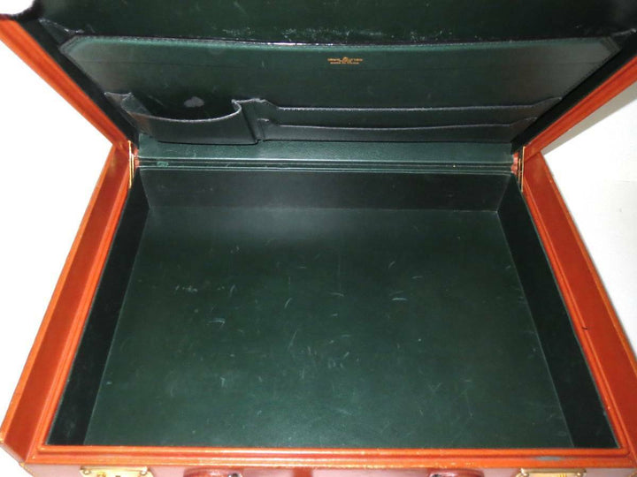 AUTH LOUIS VUITTON Caramel Nomade BRIEFCASE ATTACHE TRUNK BAG