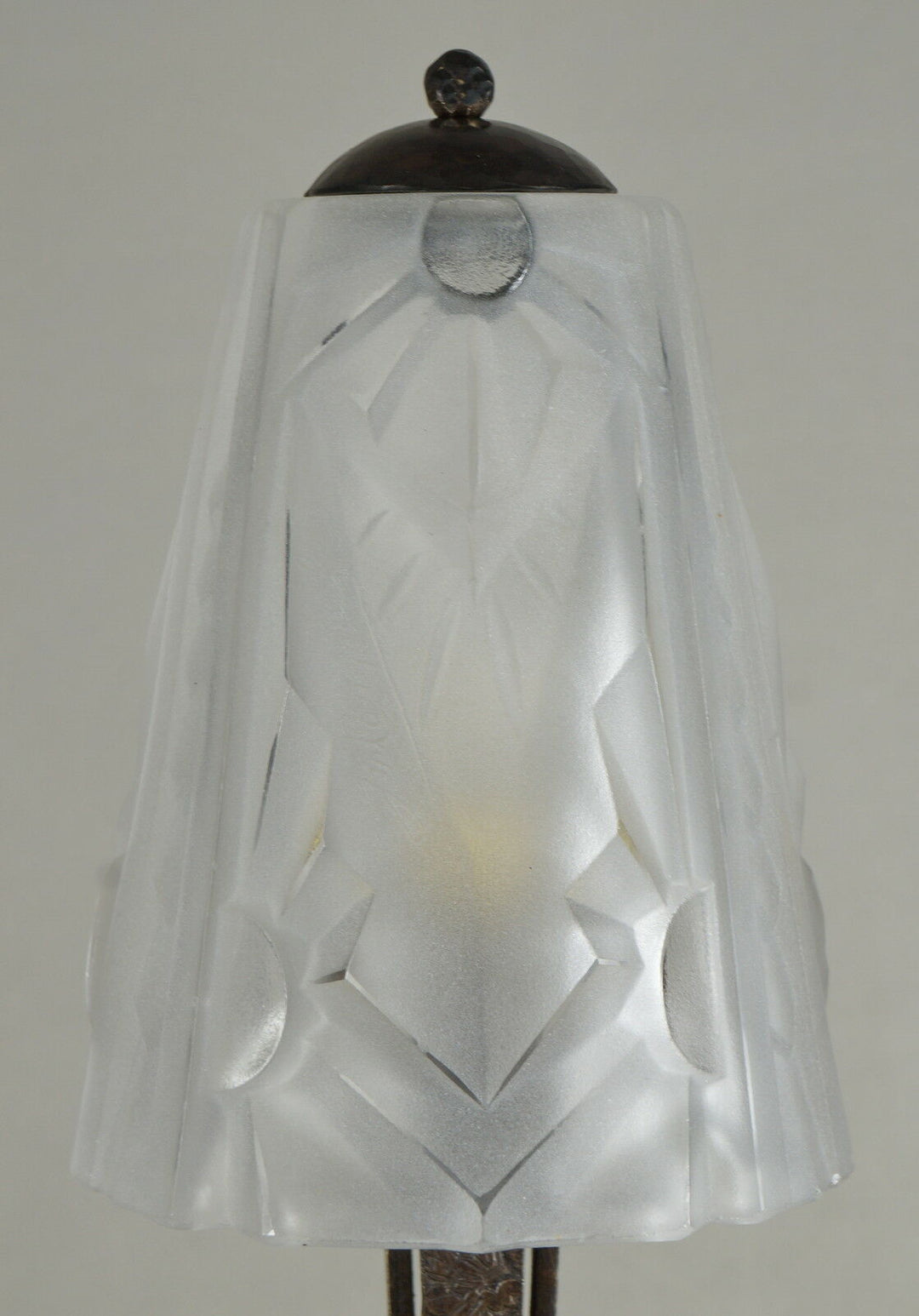 ムイネ　デュゲ　フランス製アールデコランプ　1930年　錬鉄・ガラス製