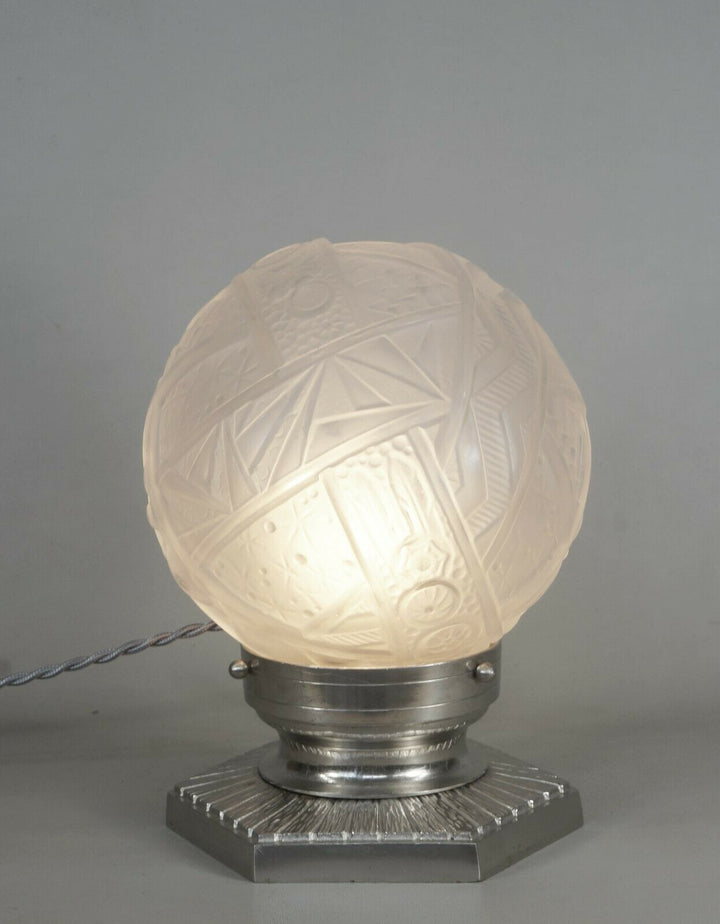 PETITOT & MULLER FRERES French Art Deco lamp 1930 1925