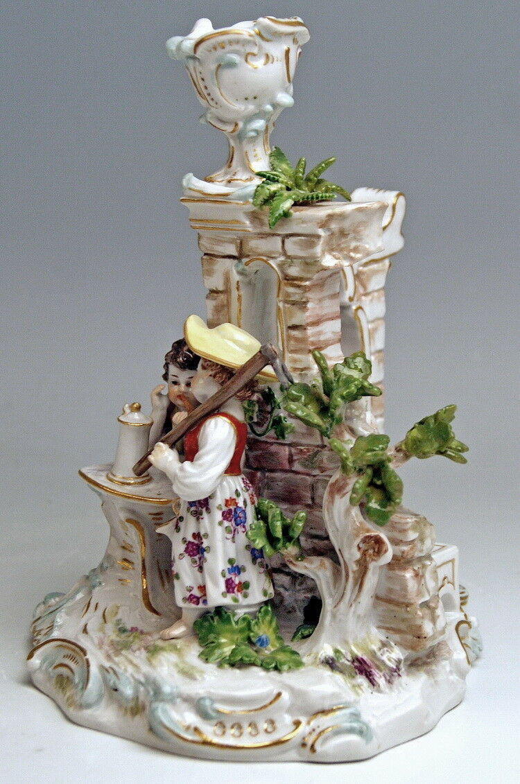 マイセン人形（フィギュリン）庭の子供たち