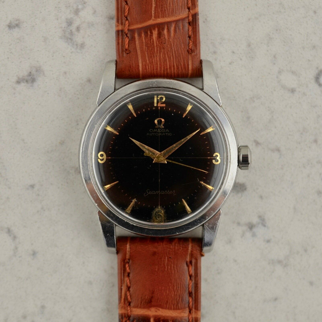 C.1954　ヴィンテージオメガ　自動式　シーマスター　オートマティック　腕時計　CAL.Ω384　型番2767-10SC　スチール製