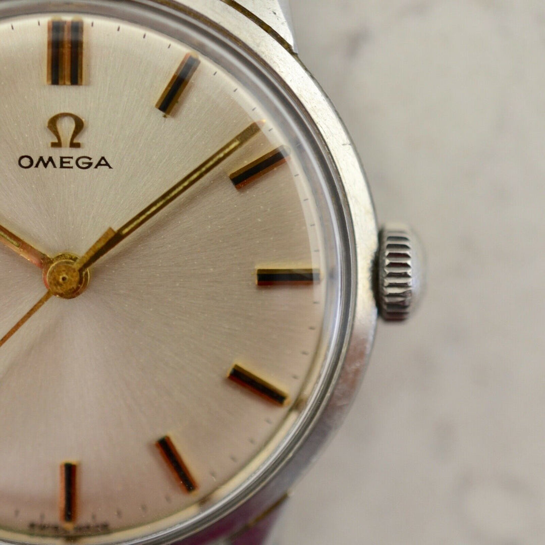 C.1962　ヴィンテージオメガ　機械式(手巻き）　シーマスター　腕時計　CAL.Ω286　型番135.003-62SC　スチール製