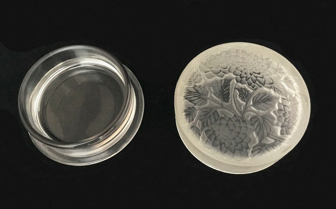 BEAUTIFUL AND RARE RENE LALIQUE "MEUDON" GLASS CONTAINER - CIRCA 1924