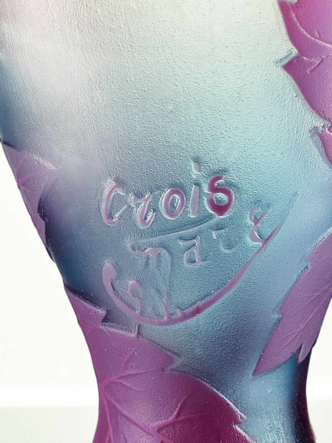 ミューラー兄弟　ピンクとブルーの幻想的な花瓶