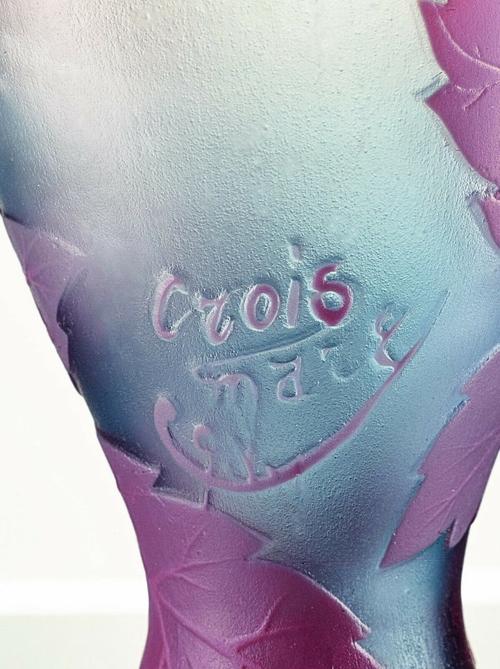 ミューラー兄弟　ピンクとブルーの幻想的な花瓶