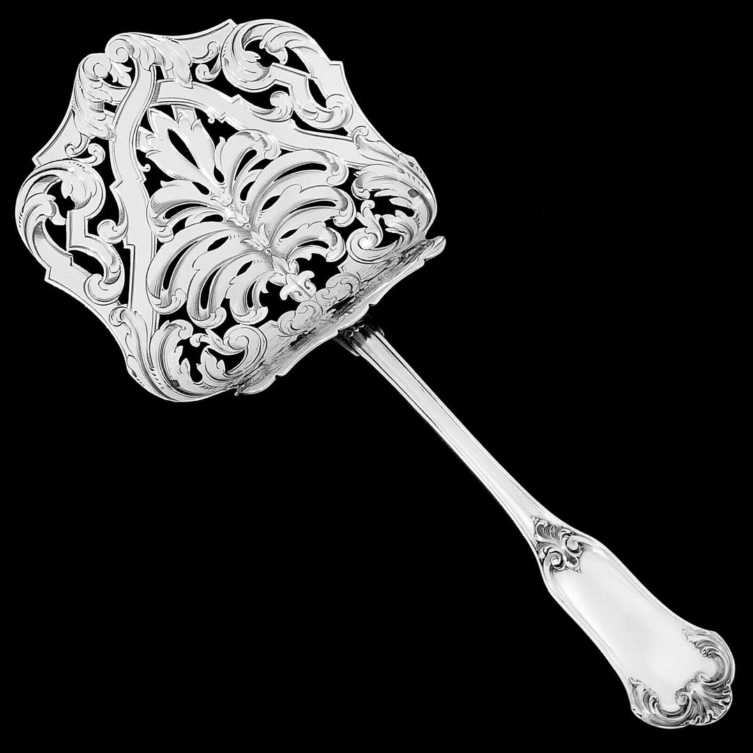 Puiforcat Rare French Sterling Silver Asparagus Pastry Toast Server