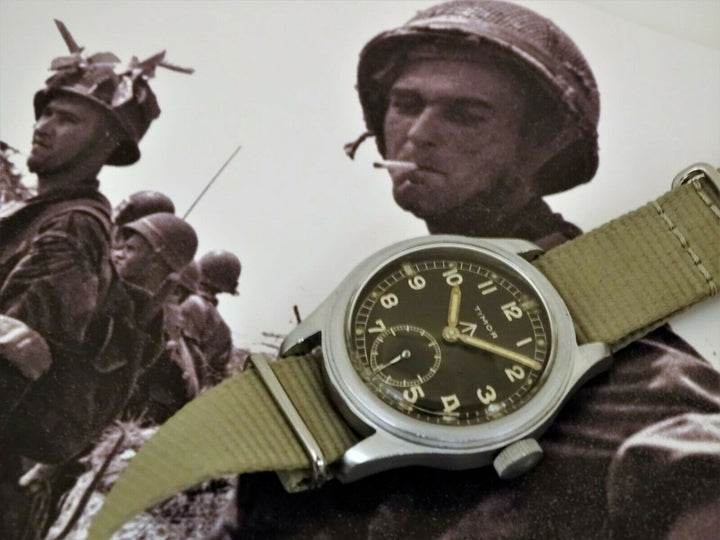 VINTAGE MILITARY TIMOR DIRTY DOZEN - WWII - cal 6060 - circa 1943 - 36mm