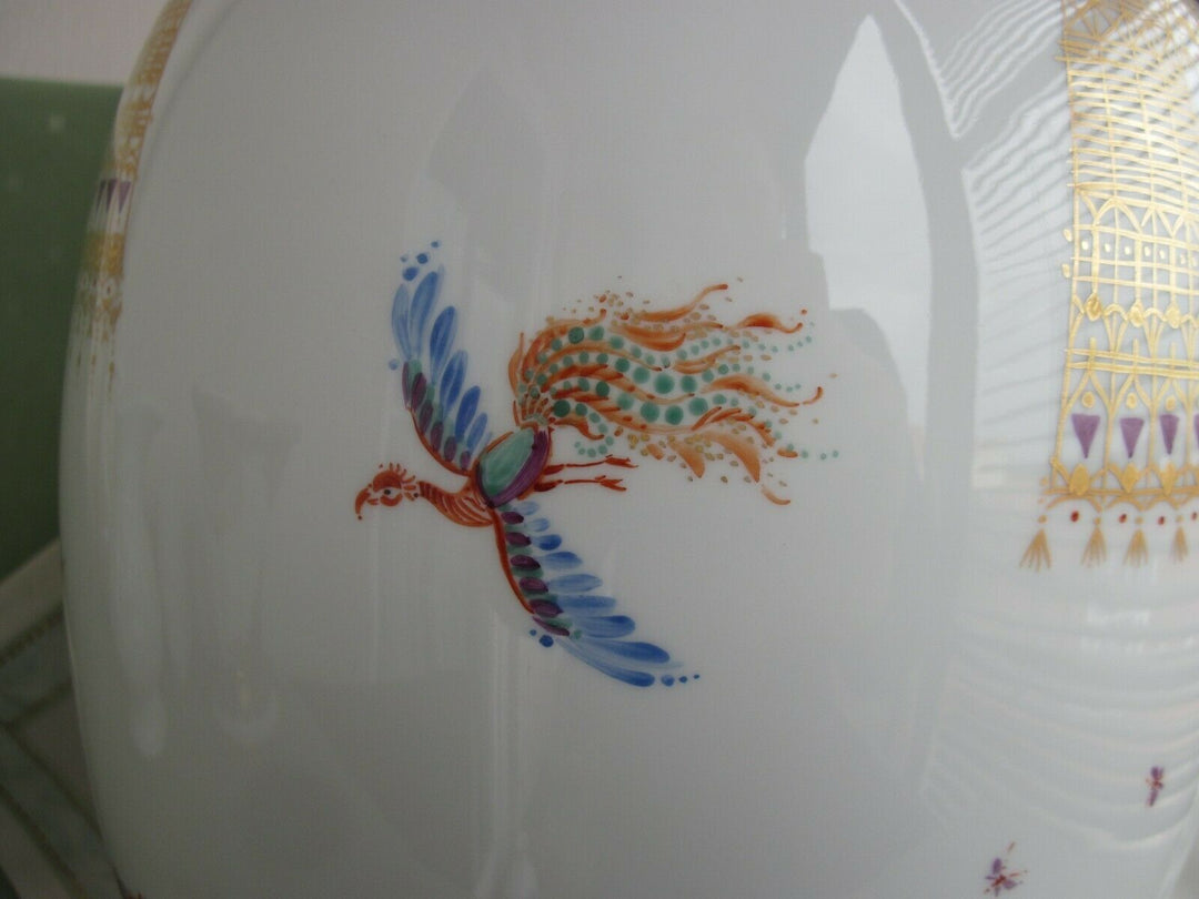 Schöne große Meissen Boden-Vase in Dekor 1001 Nacht