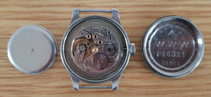 オーバーホール済み　WW2 シーマ　WWWミリタリー　Ref234 ステンレススチール製 “ダーティ・ダース” 腕時計