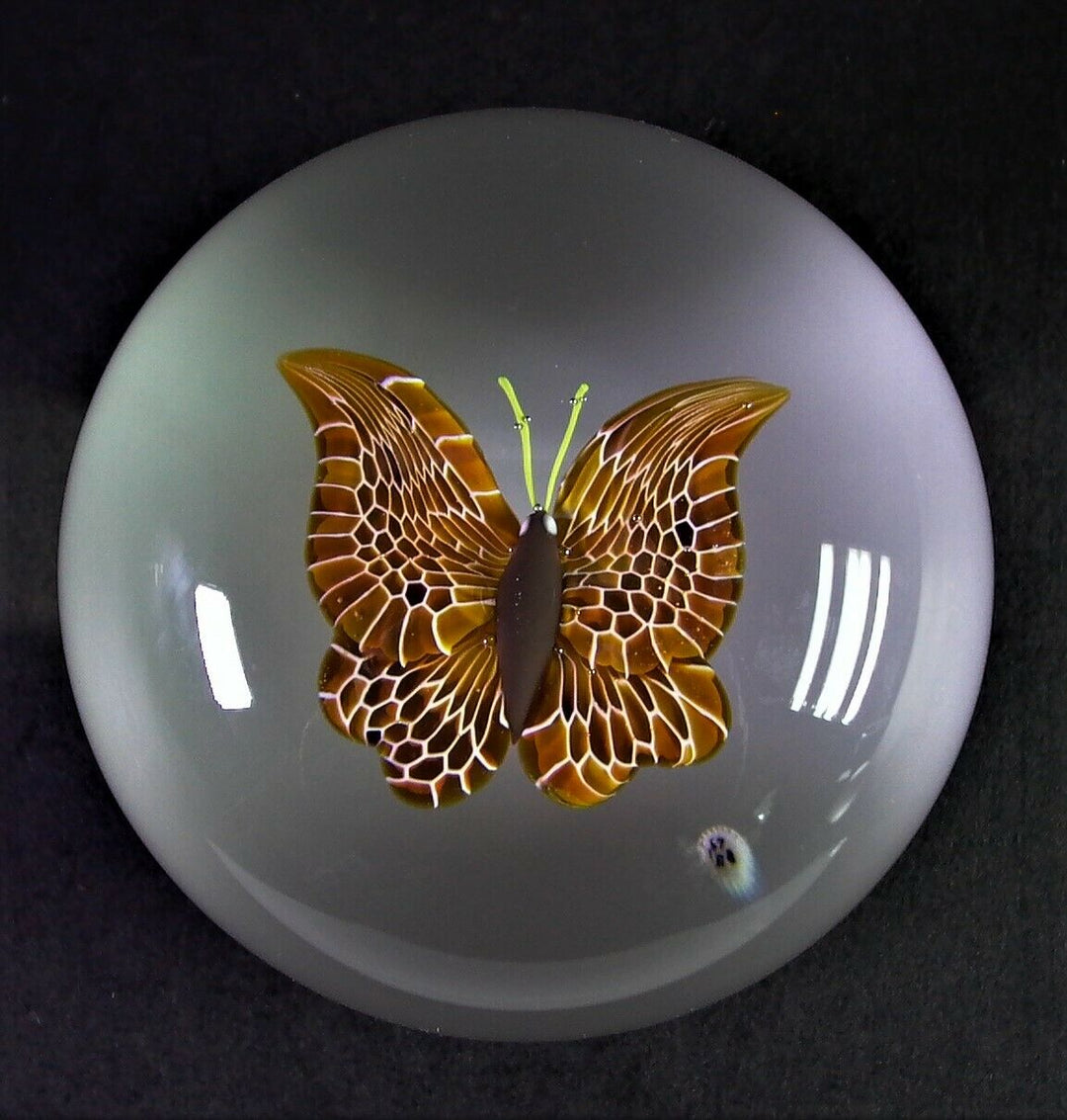 edles Paperweight BACCARAT 1978 - EXOTIC BUTTERFLY - lim. Edition No 53/125