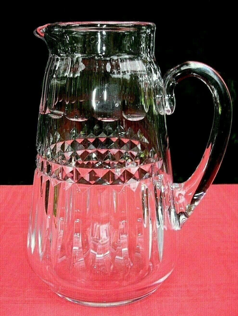 BACCARAT PICCADILLY BUCKINGHAM WATER DECANTER JUG BROC PICHET CARAFE CRISTAL A