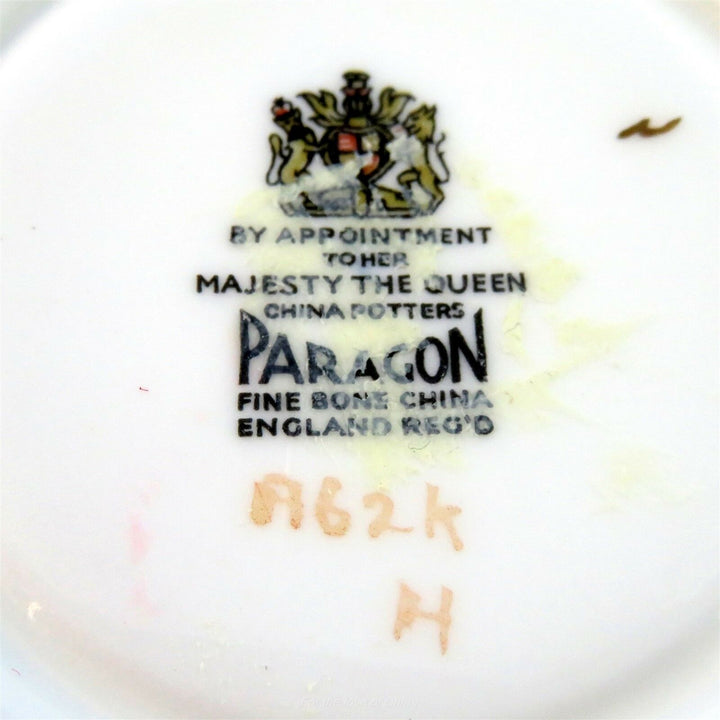 パラゴン　ピンクローズとモーニンググローリー　カップ&ソーサー