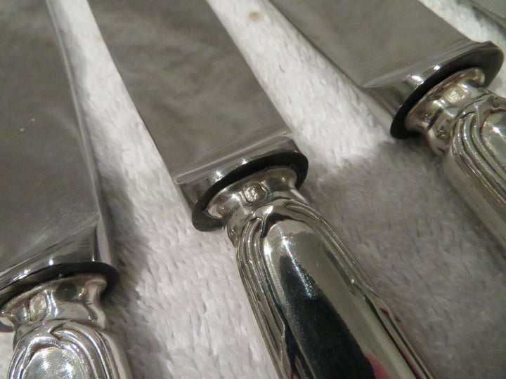 1900 french 950 silver 17 dinner knives Puiforcat Louis XVI st