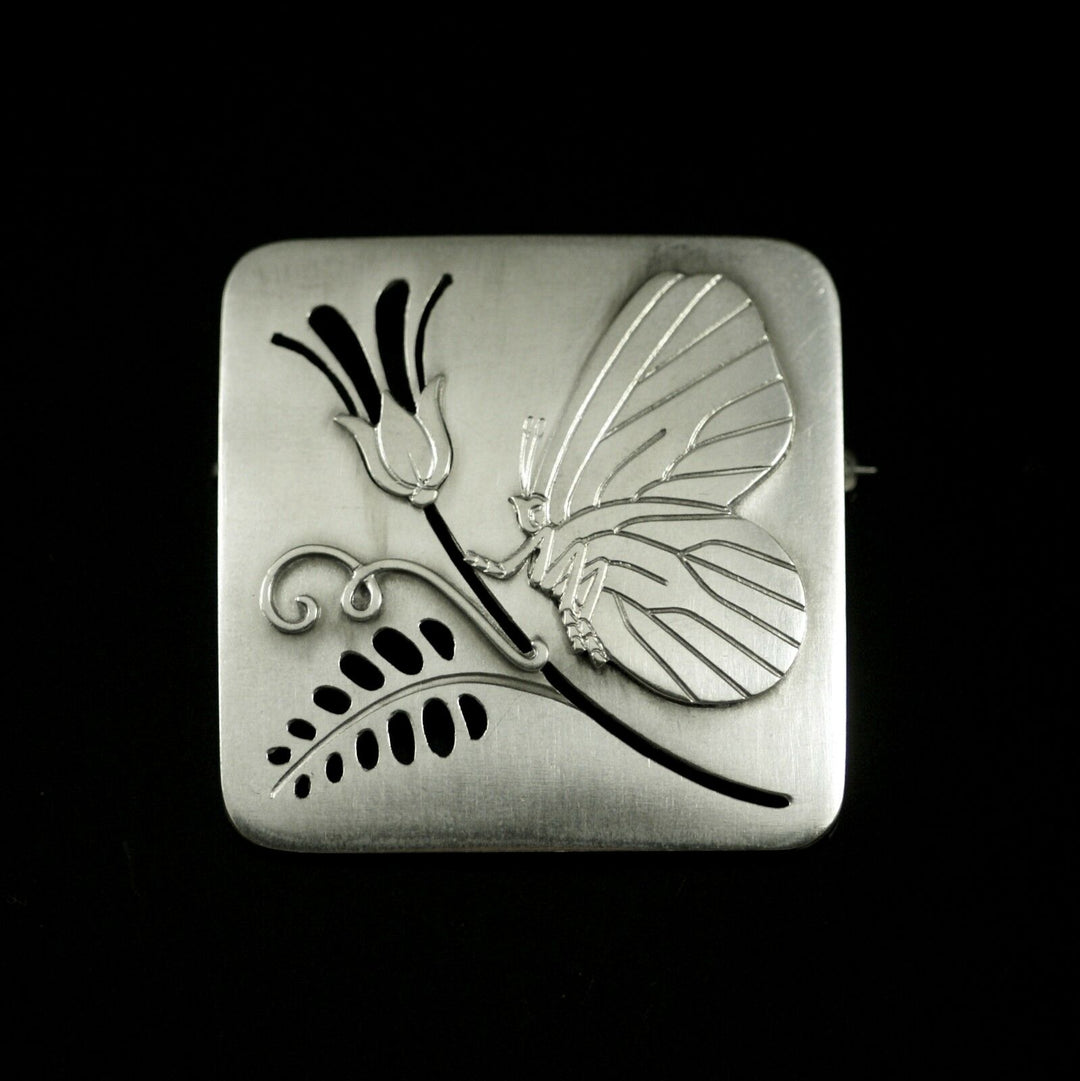 Georg Jensen. Sterling Silver Brooch #294 - Arno Malinowski.