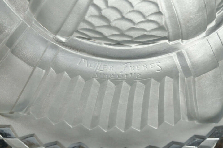 ミューラー兄弟　作：1930フランスアールデコ調シャンデリアランプ