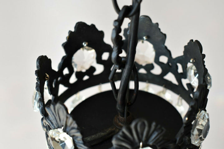 French Empire Chandelier Antique Style Vintage Hallway Lighting, Ceiling Pendant