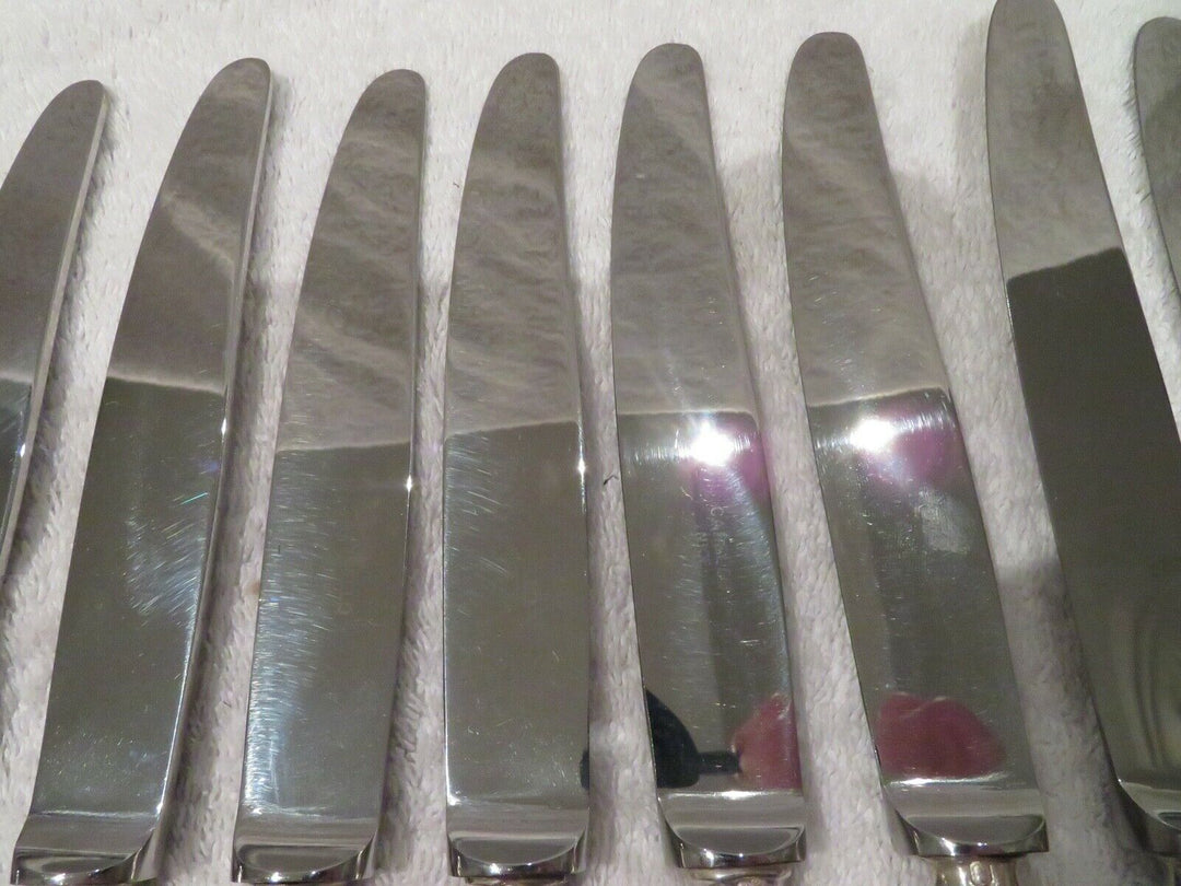 1900 french 950 silver 17 dinner knives Puiforcat Louis XVI st