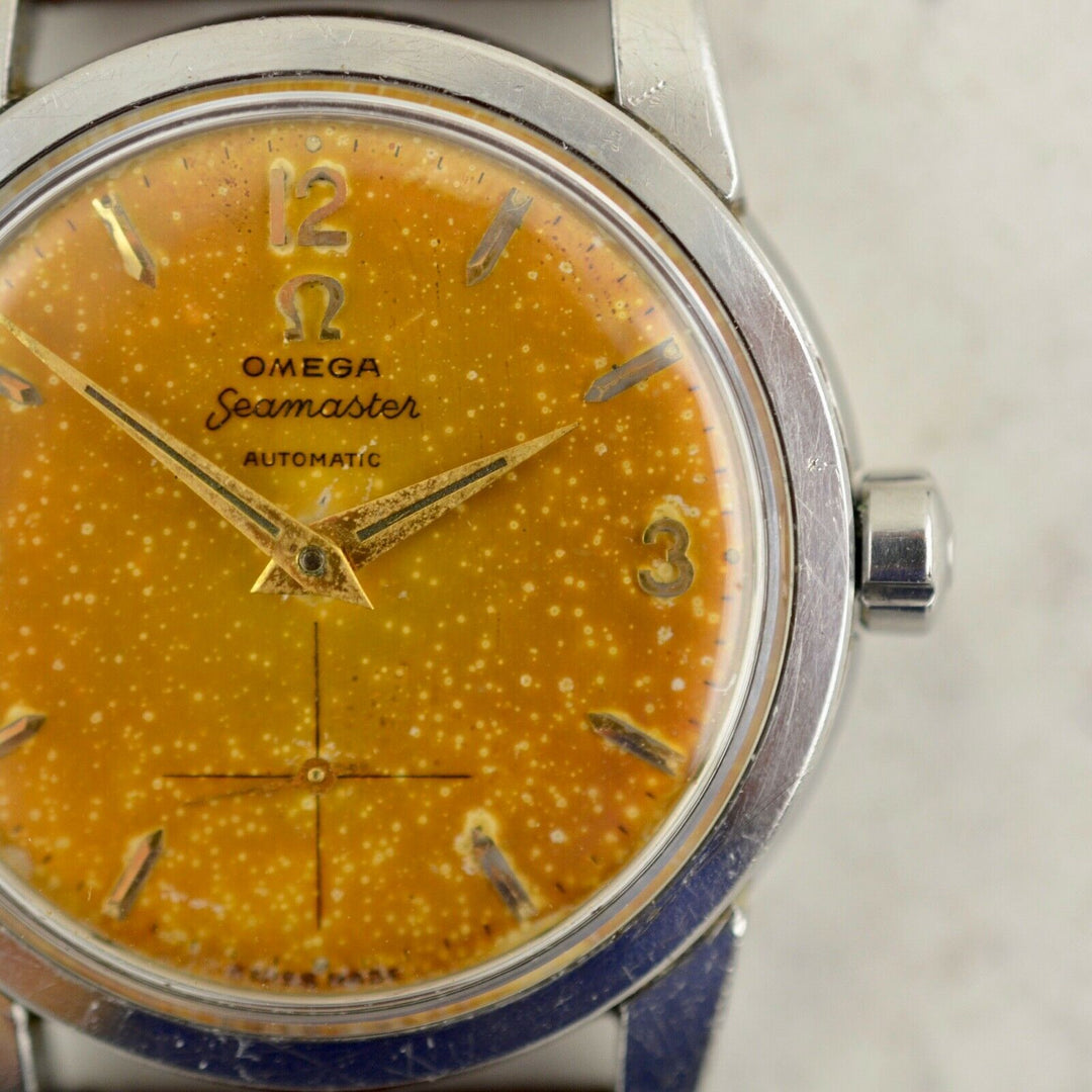 C.1954　ヴィンテージオメガ　自動式　シーマスター　オートマティック　腕時計　CAL.Ω491　型番2848-1　スチール製
