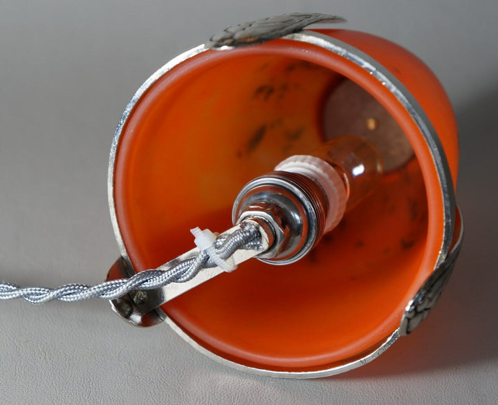 VAL & SCHNEIDER : FRENCH 1930 ART DECO NIGHT LAMP .. veilleuse 1925 muller era