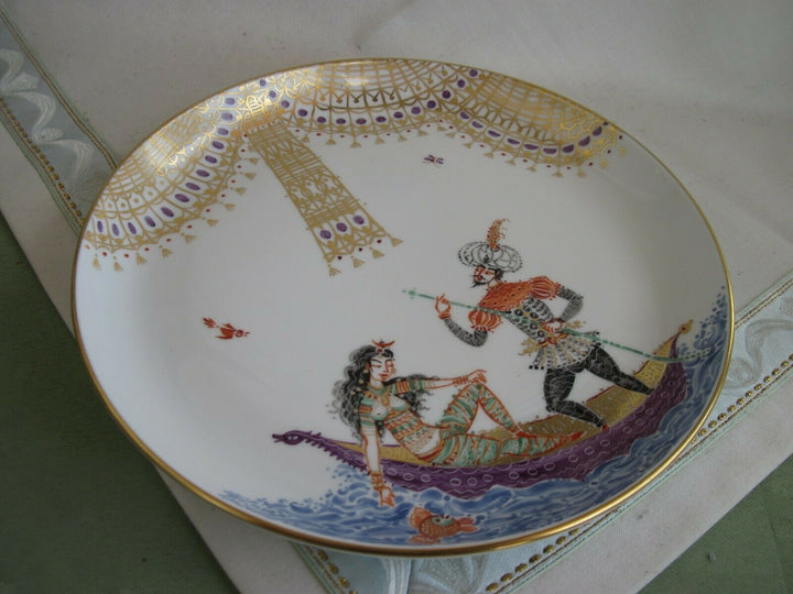 Schöner Meissen Wand-Teller in Dekor 1001 Nacht