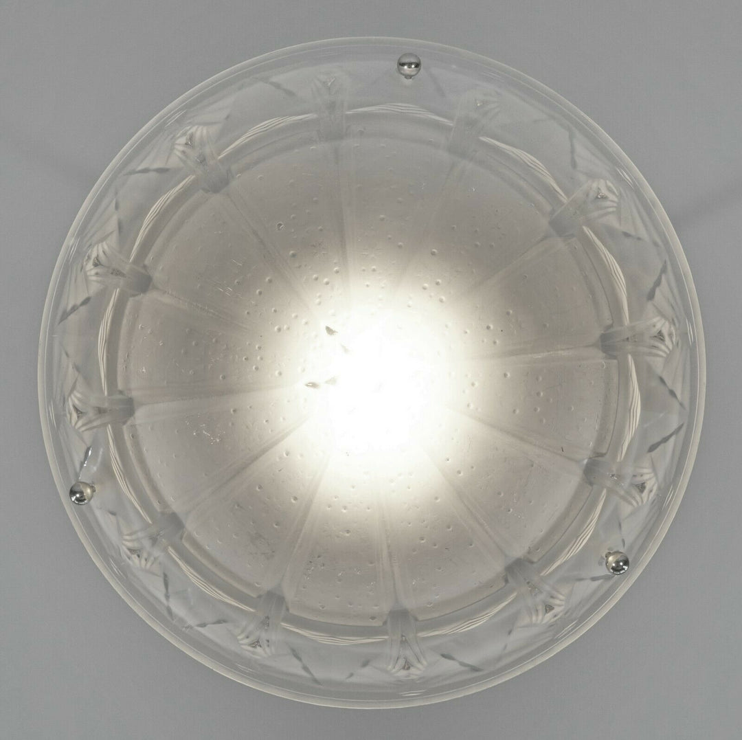 MULLER FRERES : FRENCH 1930 ART DECO PENDANT CHANDELIER ... lamp bronze lustre