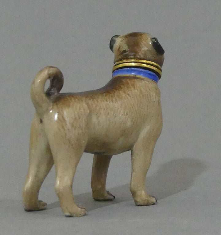 ⚔ Meissen Figur Parfümflakon Mops als Flakon seltenes Sammlerobjekt