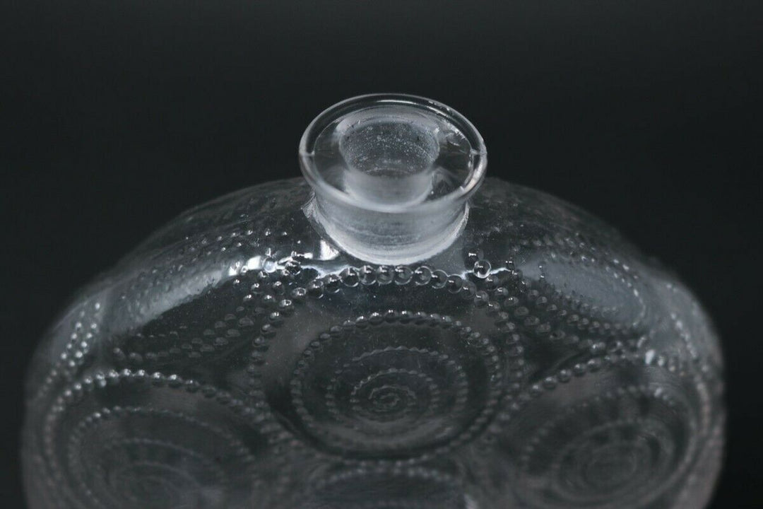 Rene Lalique Clear Glass 'Forvil 8 Relief' Perfume bottle