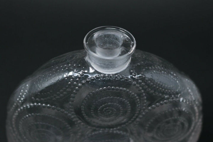 Rene Lalique Clear Glass 'Forvil 8 Relief' Perfume bottle
