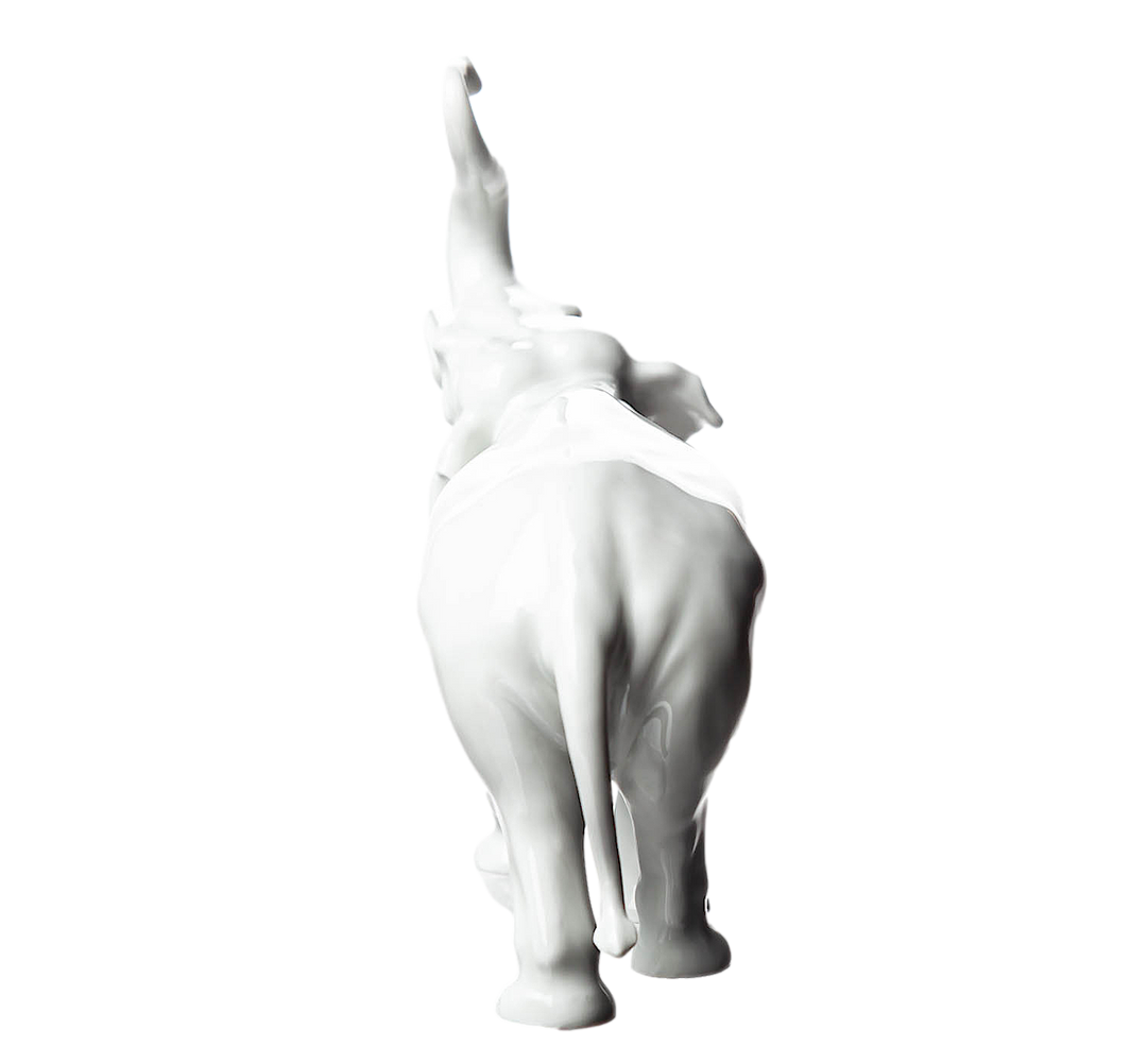 マイセン人形 動物シリーズ「エレファント」エーリッヒ・オーメ １級品 1952年