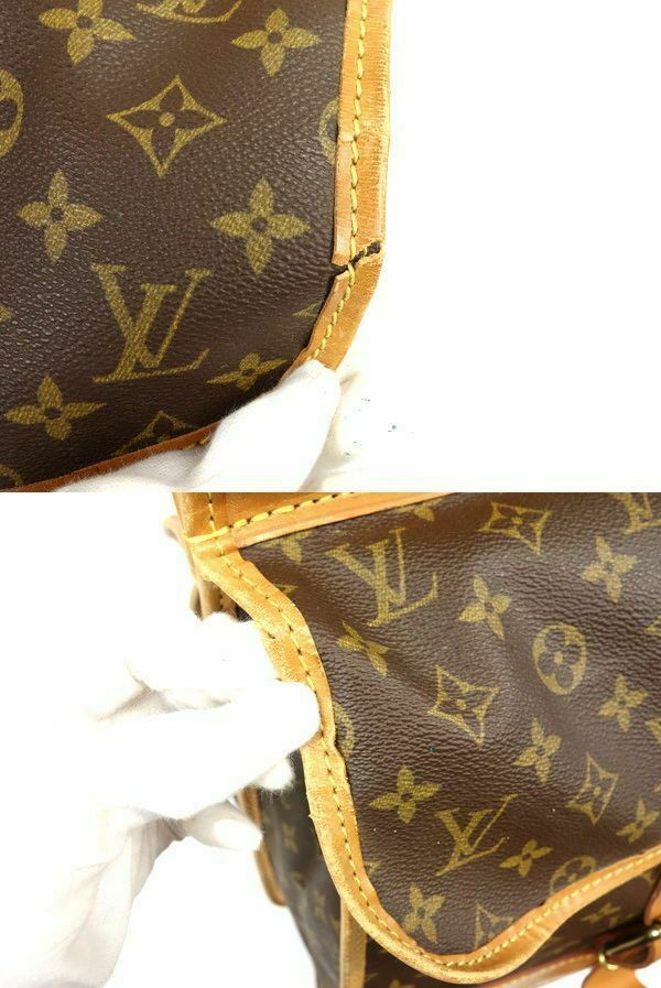 AUTH LOUIS VUITTON MONOGRAM Vintage SAC CHASSE HUNTING SHOULDER BAG LV