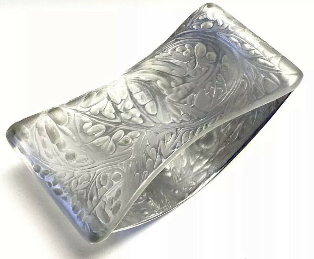 Buvard Feuilles Artichaut Rene Lalique R.Lalique Artichoke Leaves Glass Blotter