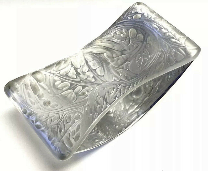 Buvard Feuilles Artichaut Rene Lalique R.Lalique Artichoke Leaves Glass Blotter