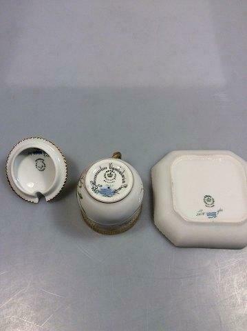 ロイヤルコペンハーゲン　フローラダニカ　カスタードカップ/マスタードポット　No 3589