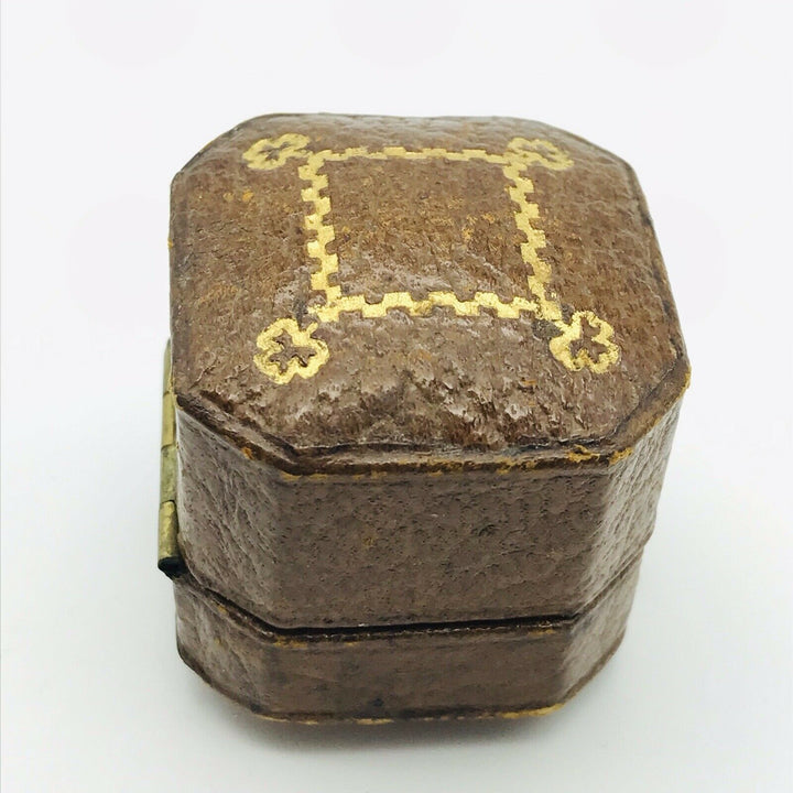 ANTIQUE/VINTAGE RING BOX JEWELLERY DISPLAY JEWELRY PRESENTATION CASE D&J WELLBY