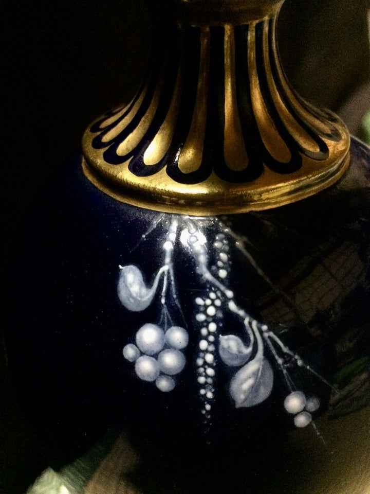 MINTON PATE SUR PATE WHITE ENAMELLED WITH BIRD JAPONISM URN JUG, circa 1880