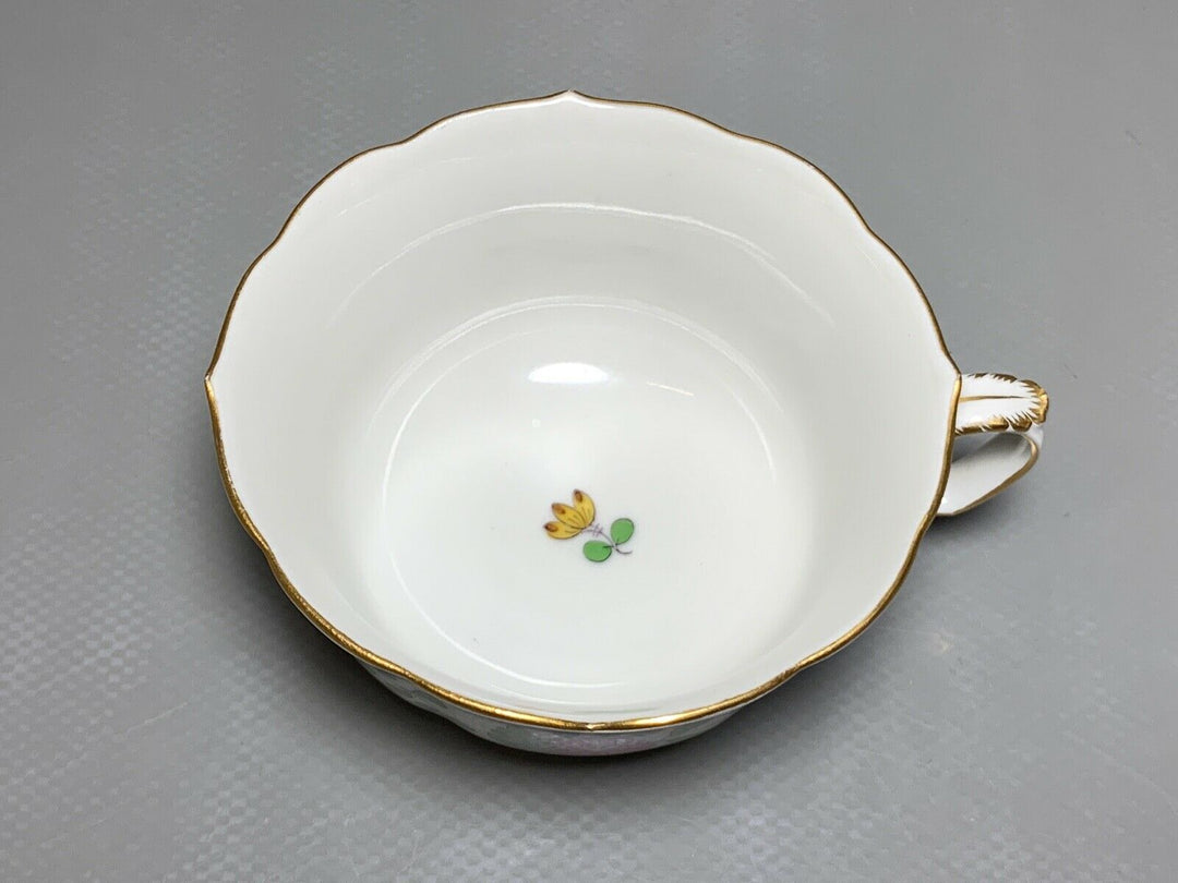 MEISSEN TEE GEDECK 2-TLG TASSE UT GARBENMUSTER KAKIEMON GUTER ZUSTAND 2.WAHL