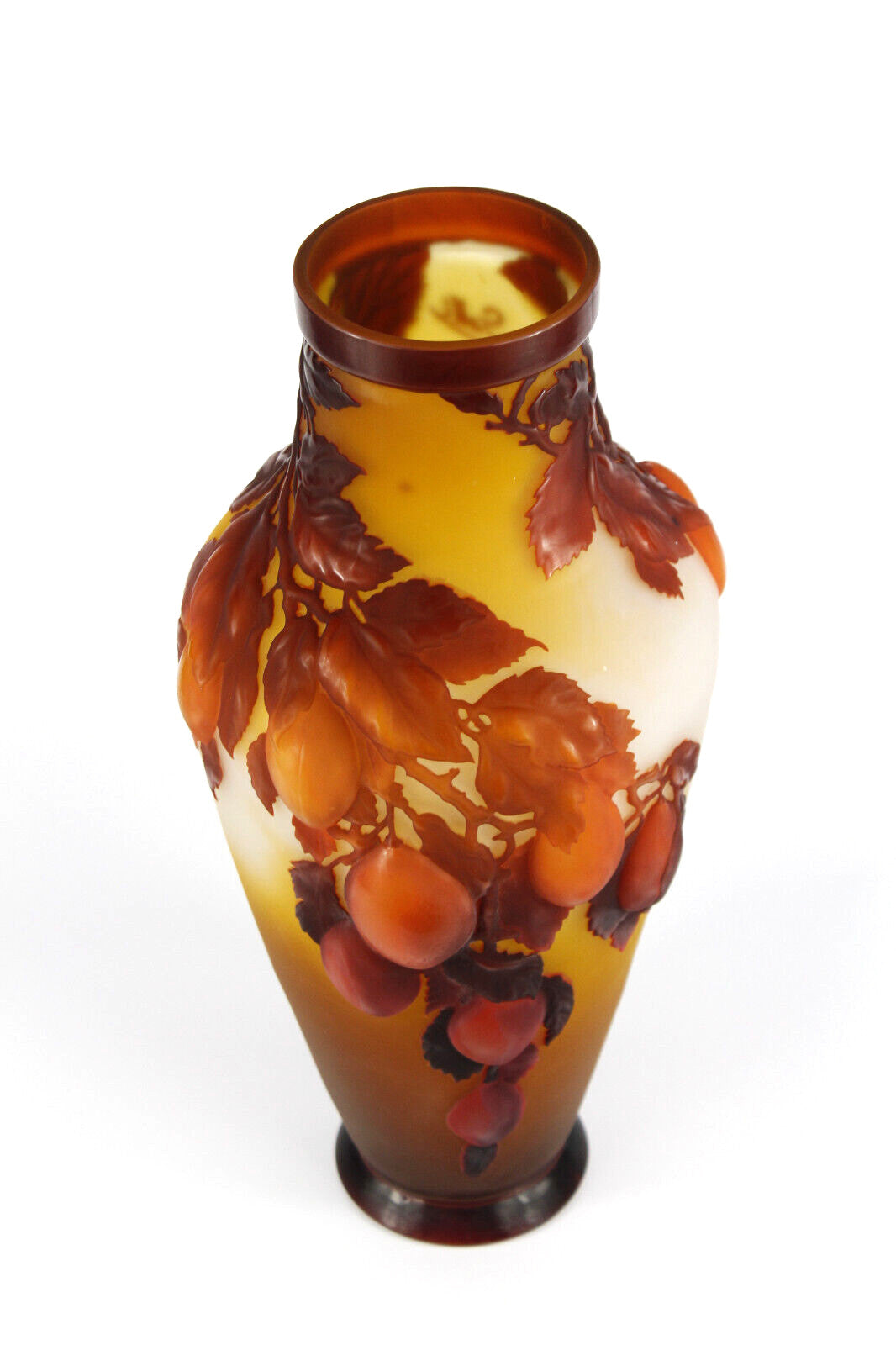 【証明書付】エミールガレ 花瓶 高さ12.5cm 幅7cm スフレ技法 証明書付】エミールガレ 花瓶 高さ12cm 幅7cm スフレ技法 - メルカリ