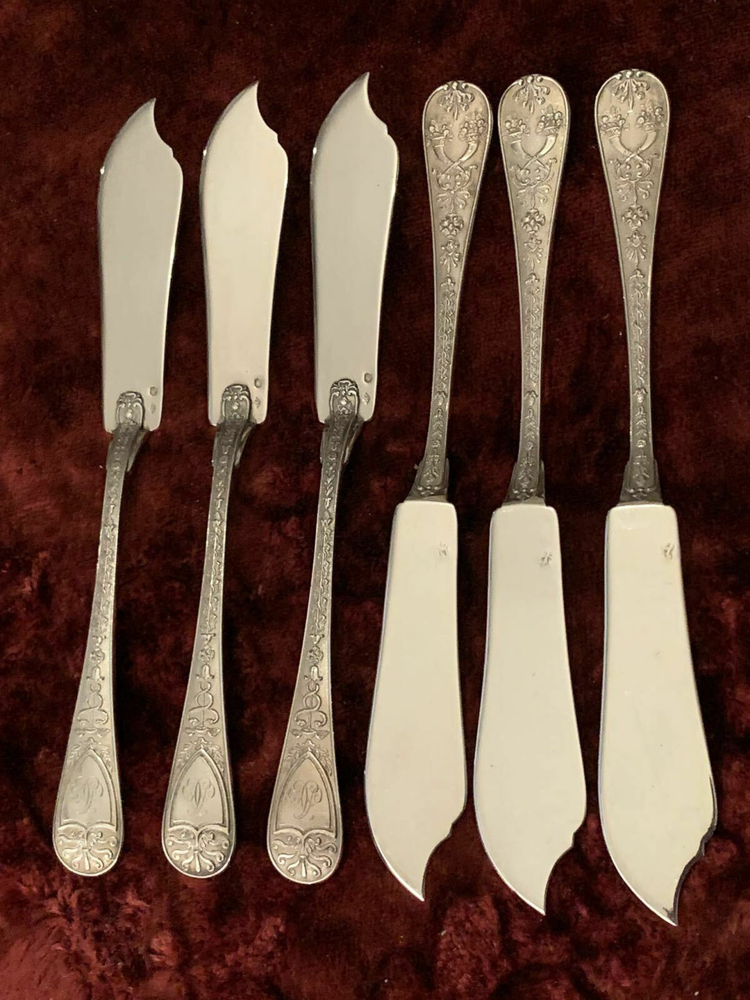 Odiot Napoleon silver serving set 59 pieces