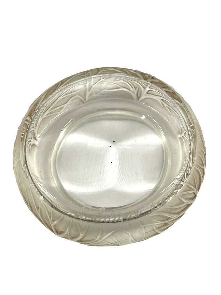 Boite Cheveux De Vénus Patiné Sépia René Lalique Brown Stain Box Jar R.Lalique